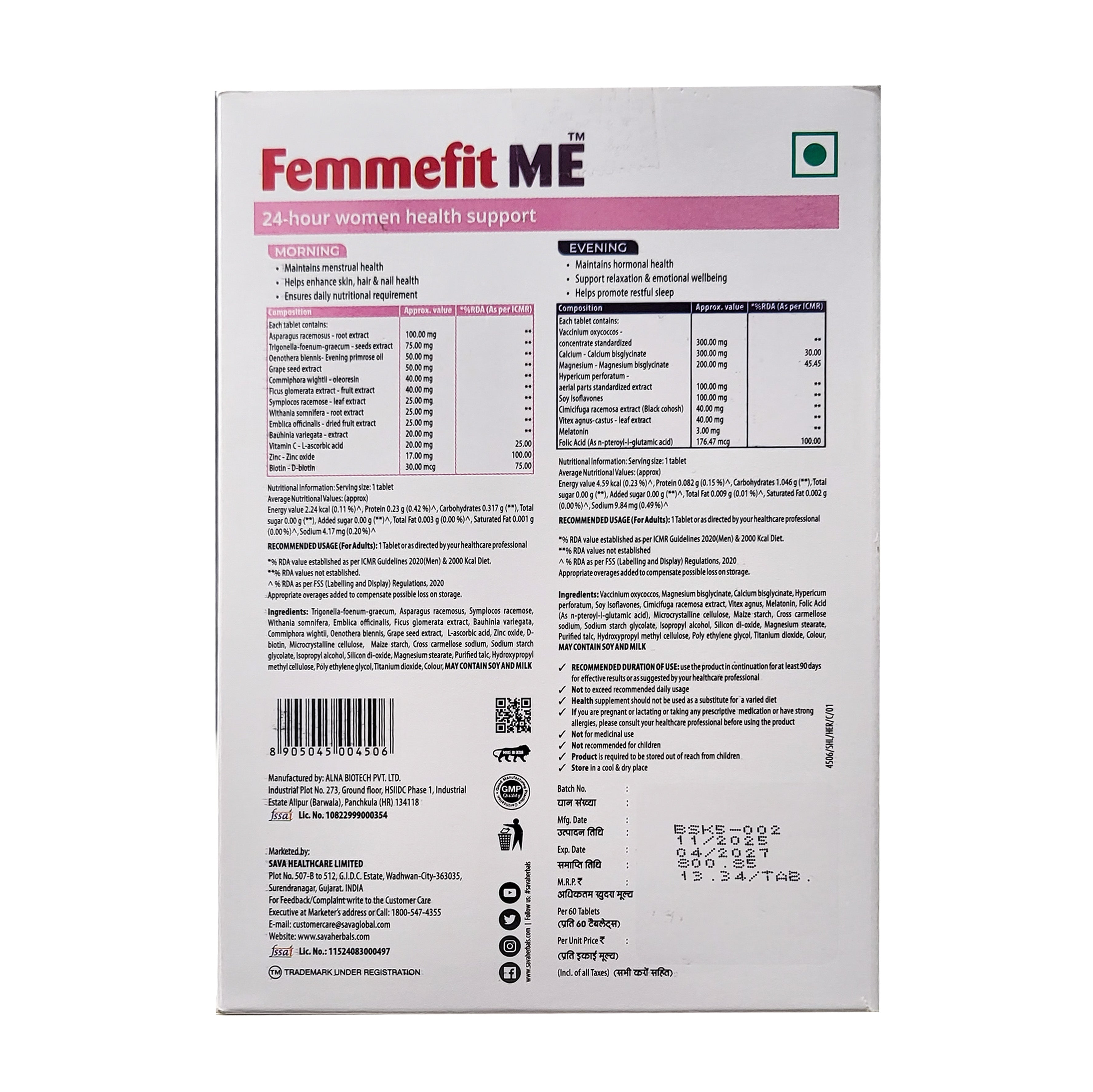 Femmefit-ME Tablets