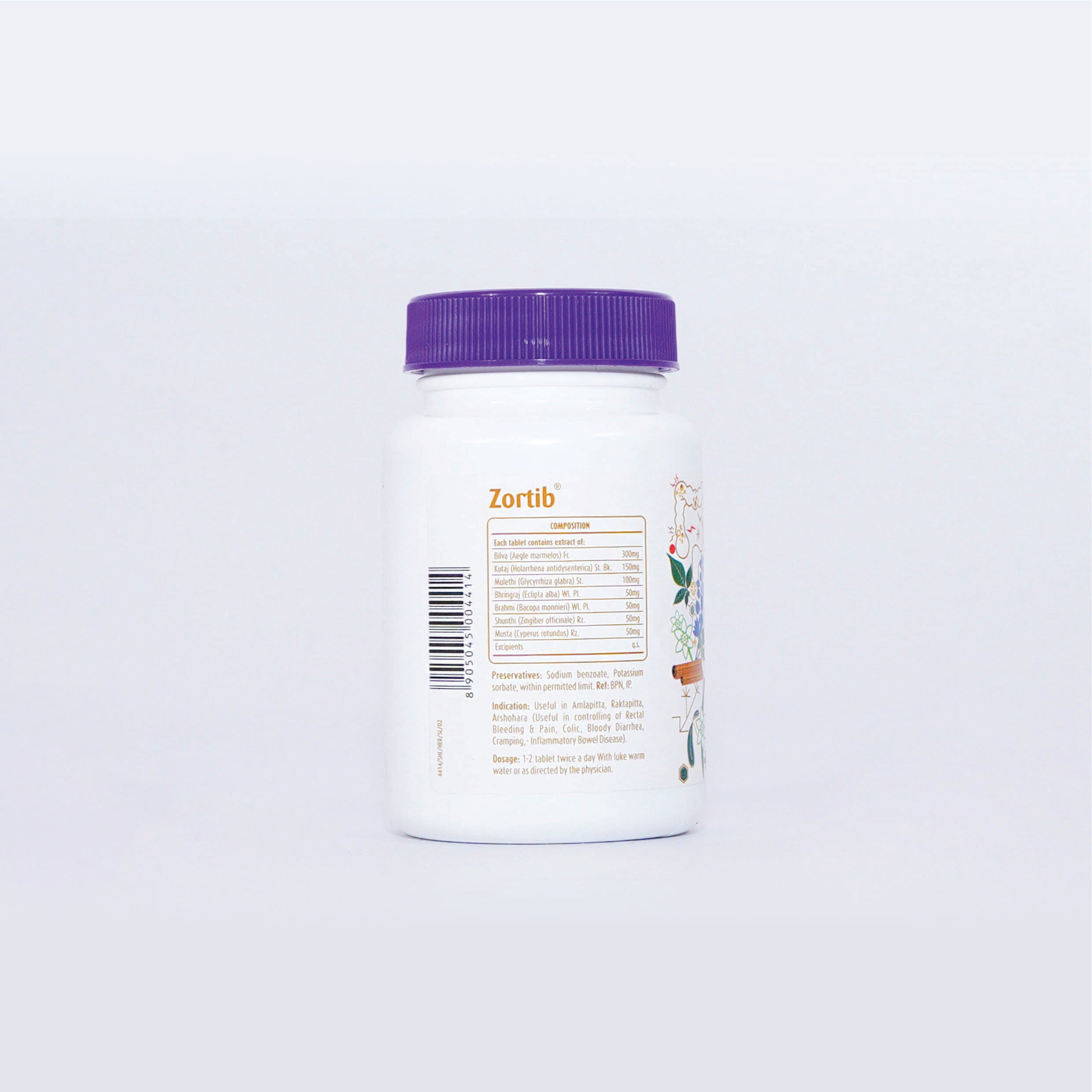 Zortib Tablets – Irritable Bowel Syndrome