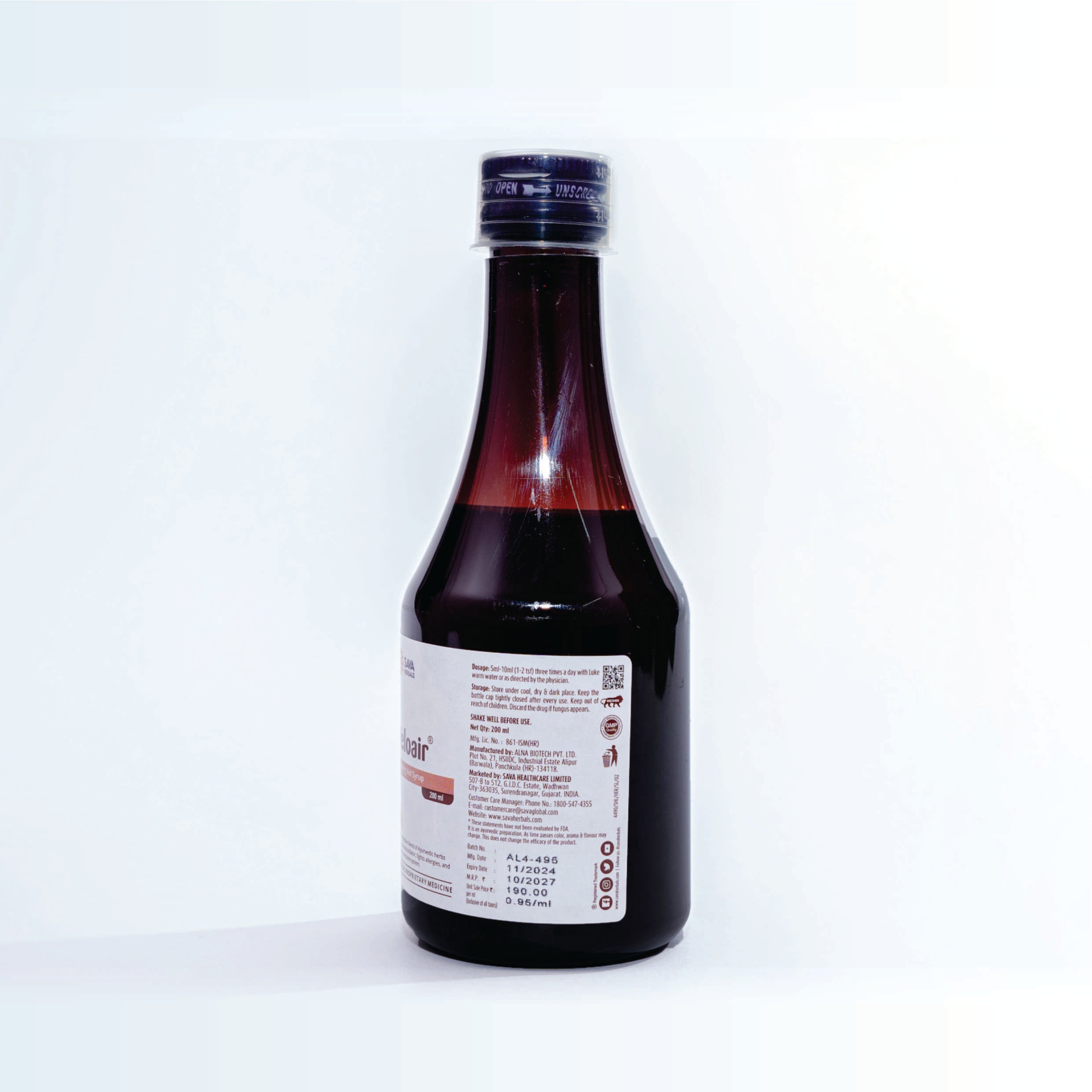 Veloair Syrup – Breathing Aid Syrup