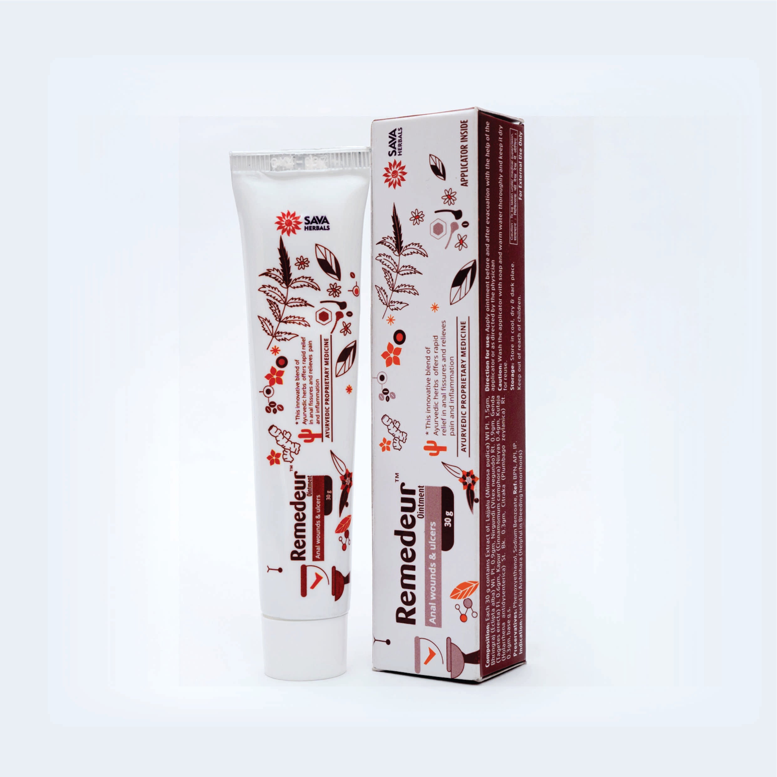 Remedeur Ointment – Quick Relief in Hemorrhoids (piles), Anal Fissures & Fistula