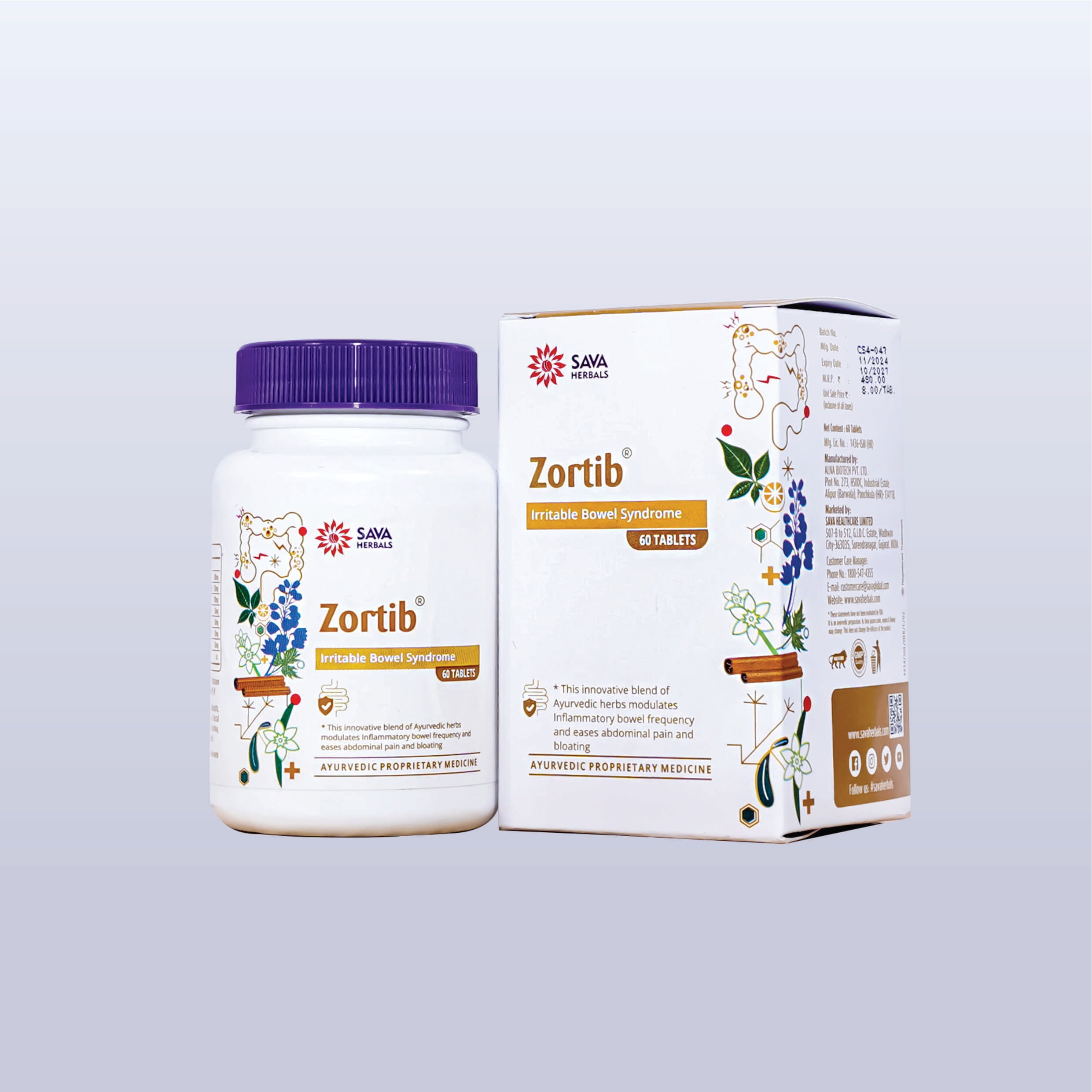 Zortib Tablets – Irritable Bowel Syndrome