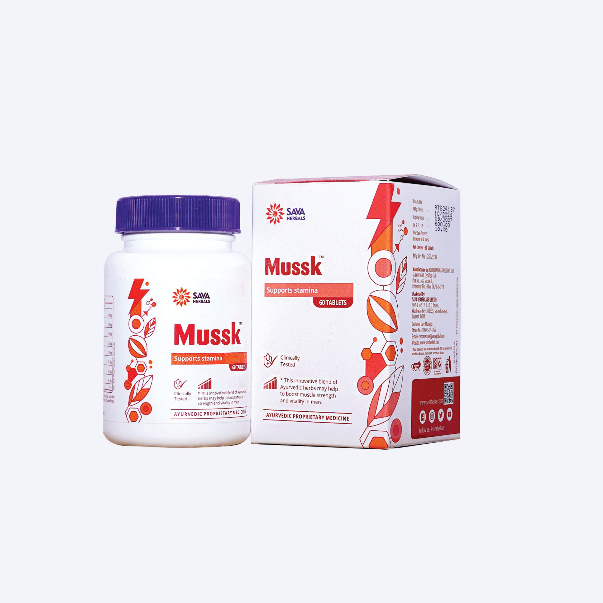 Mussk – Boosts Stamina