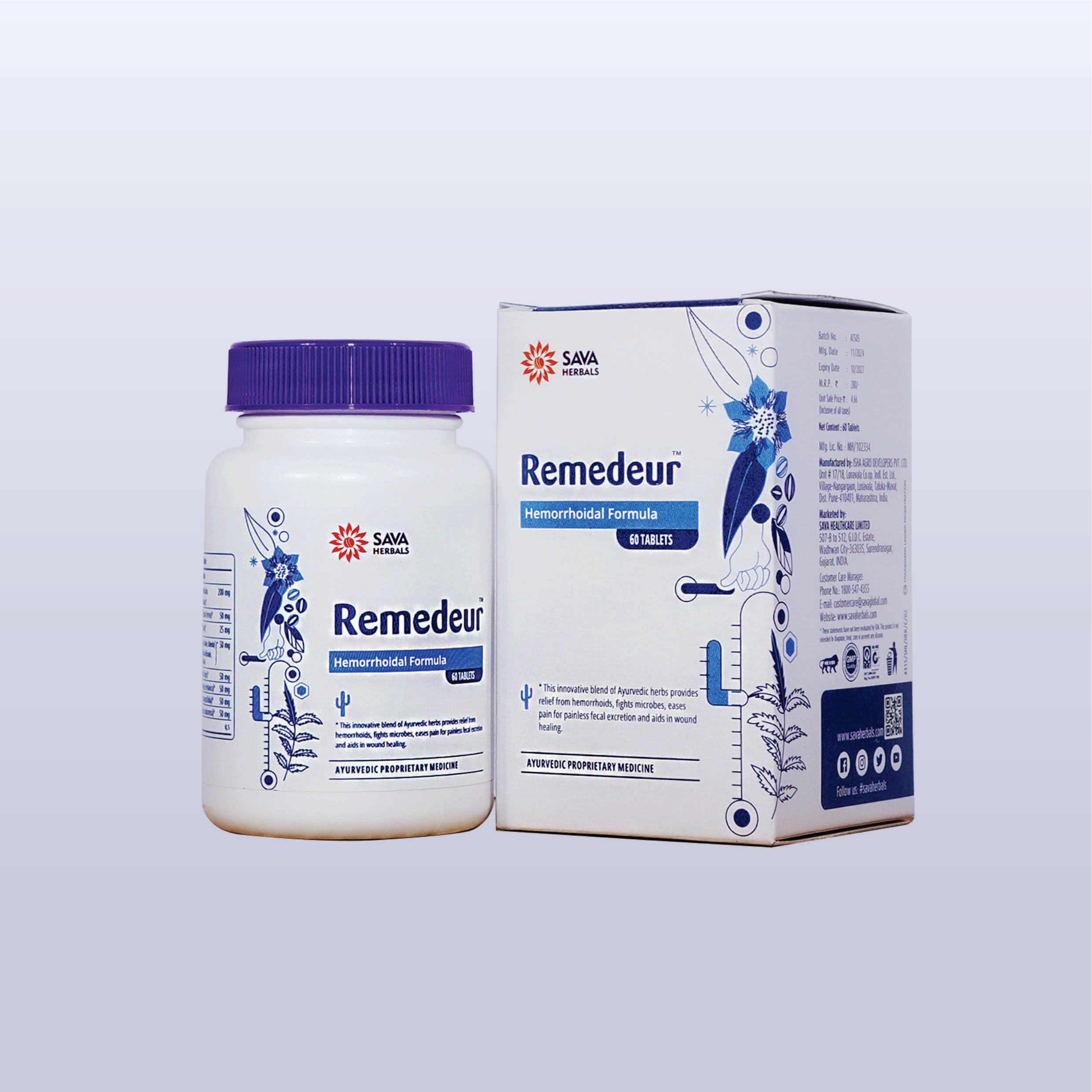 Remedeur Tablets – Quick Relief in Hemorrhoids (Piles), Anal Fissures & Fistula