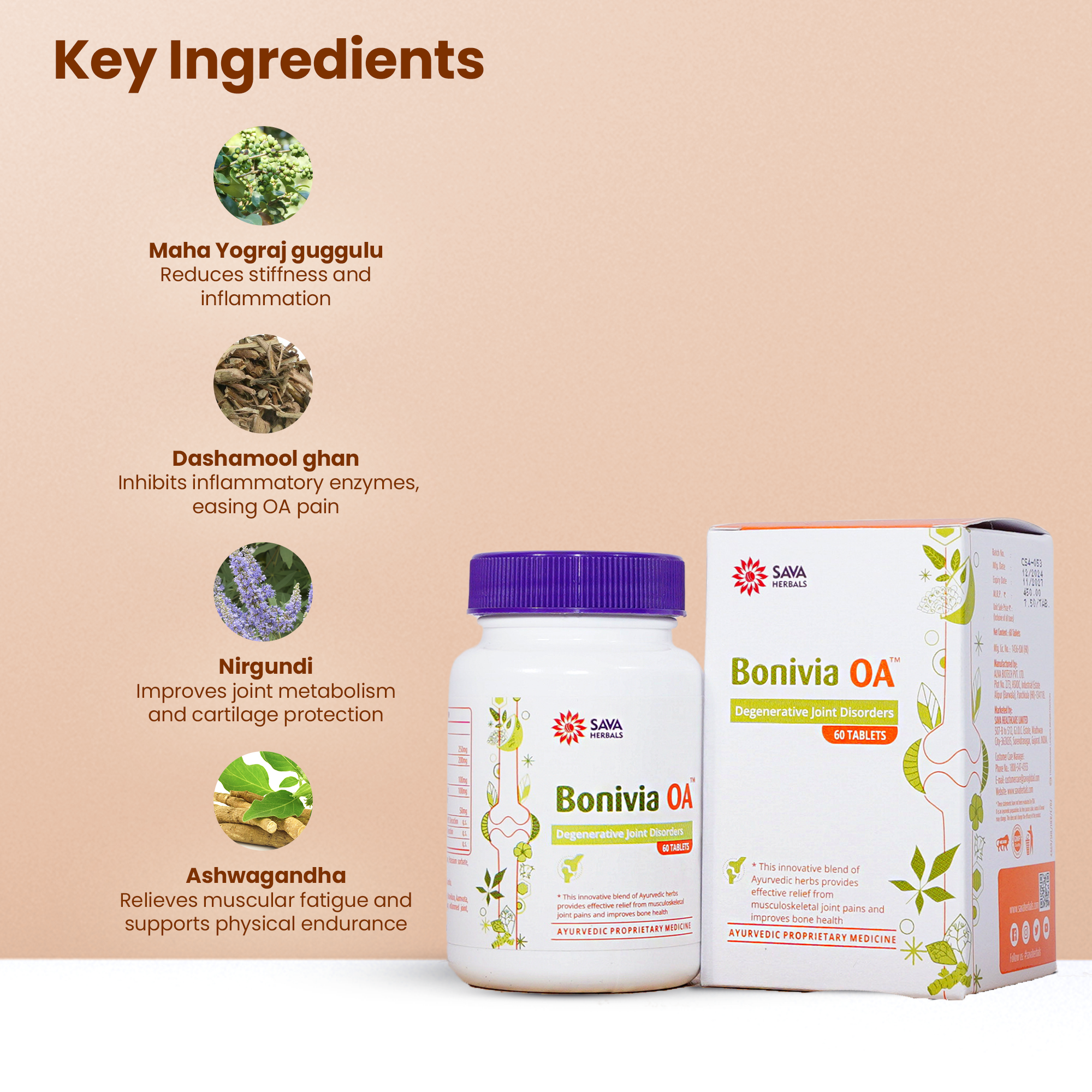 Bonivia -OA Tablets – Osteoarthritis