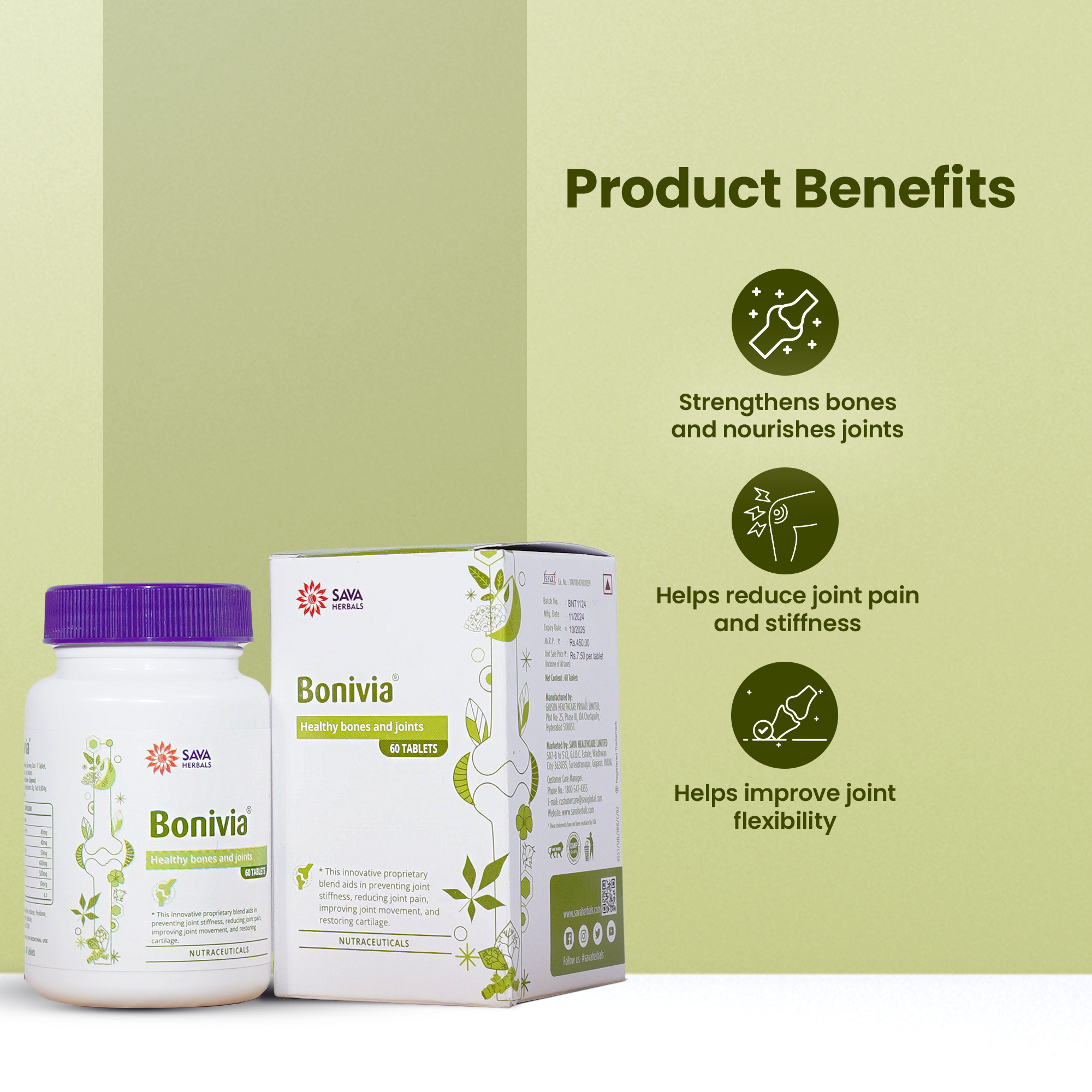 Bonivia Tablets – Healthy Bones and Joints