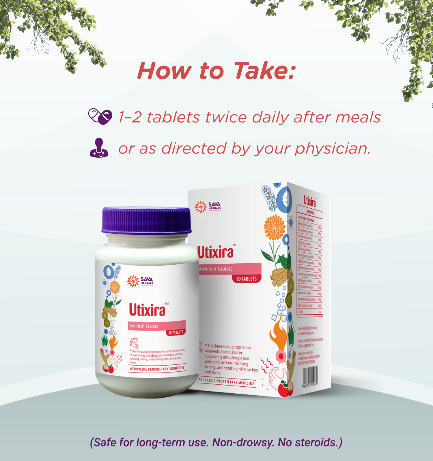 Utixira Tablets – Urticaria Relief