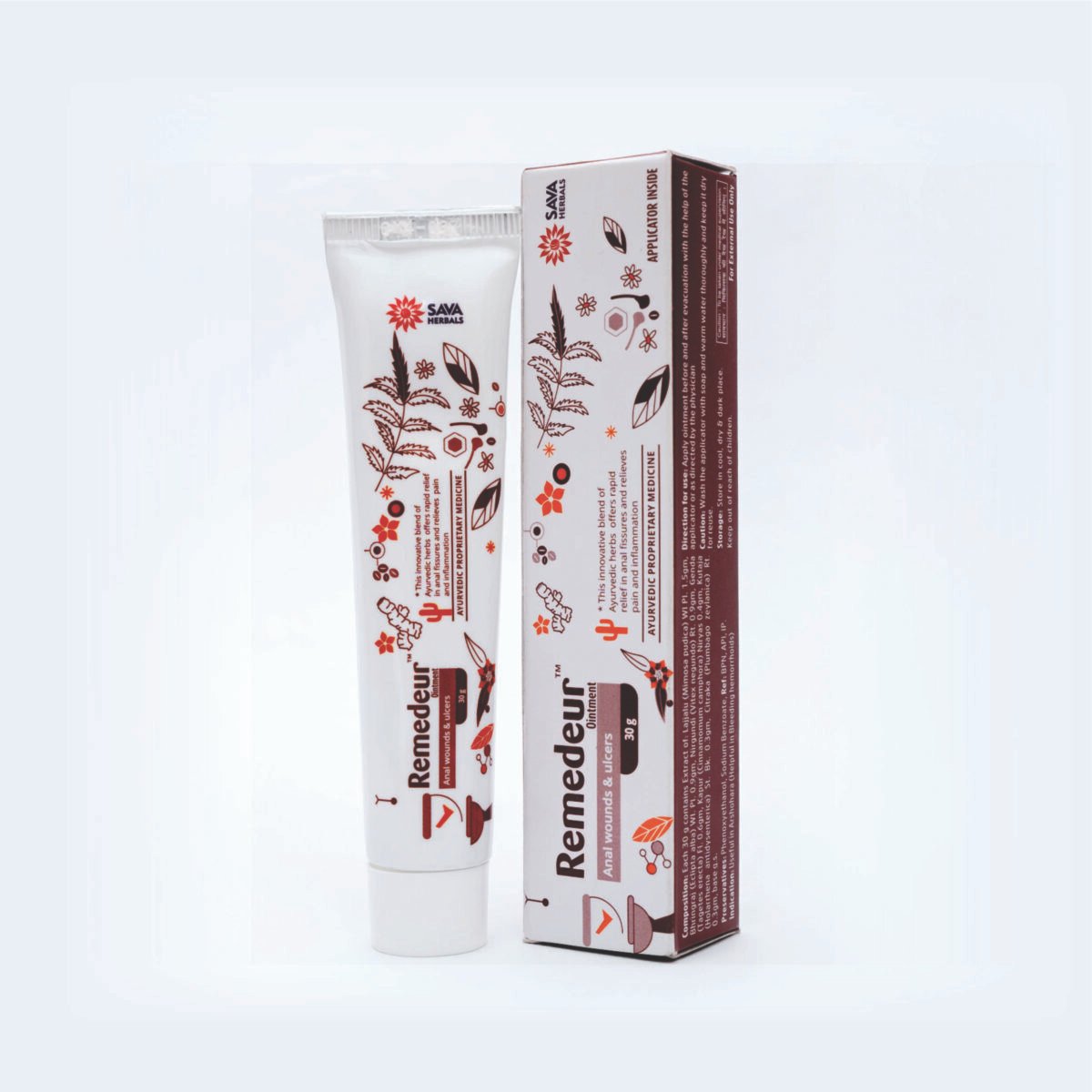 Remedeur Ointment - Quick Relief in Hemorrhoids (piles), Anal Fissures & Fistula