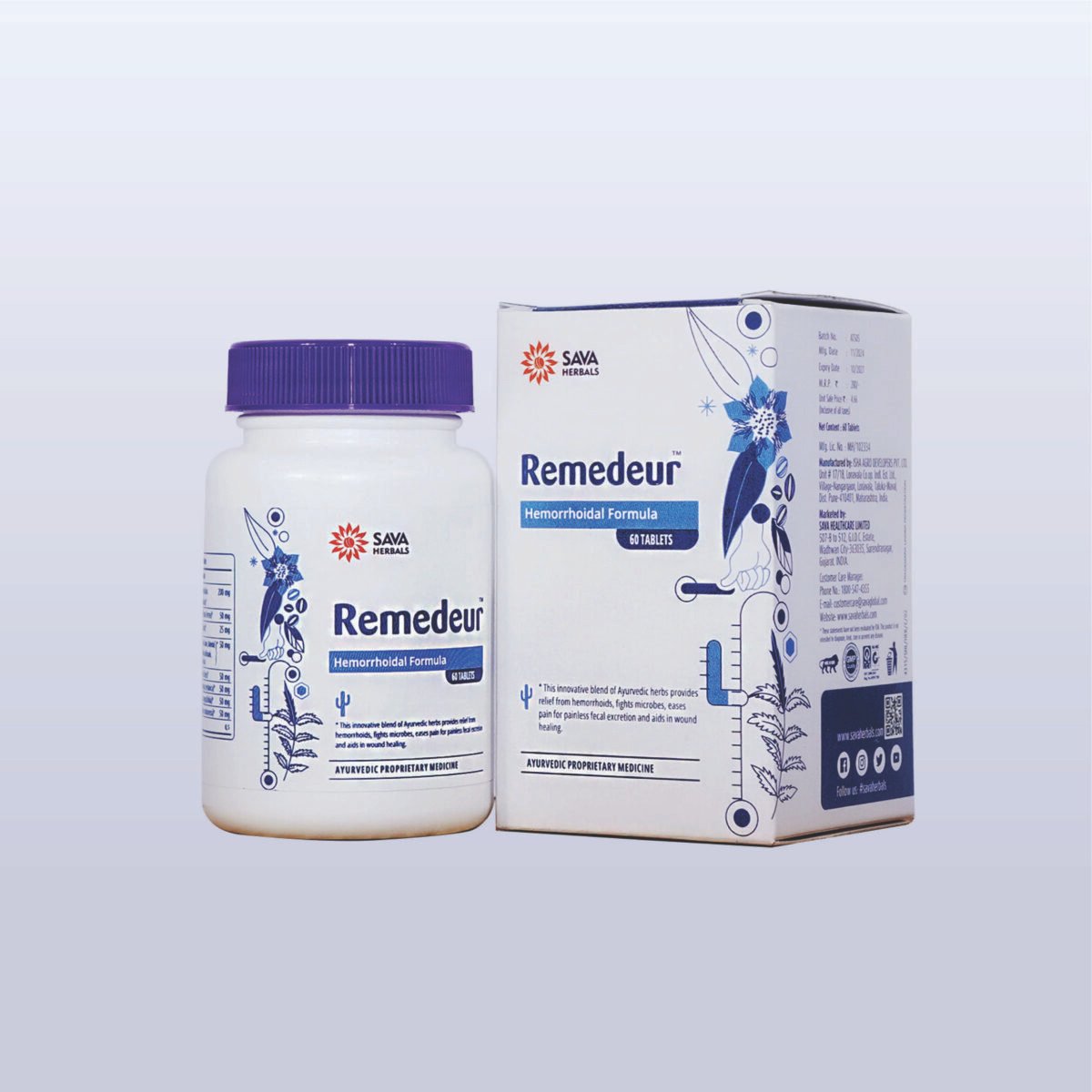 Remedeur Tablets - Quick Relief in Hemorrhoids (Piles), Anal Fissures & Fistula