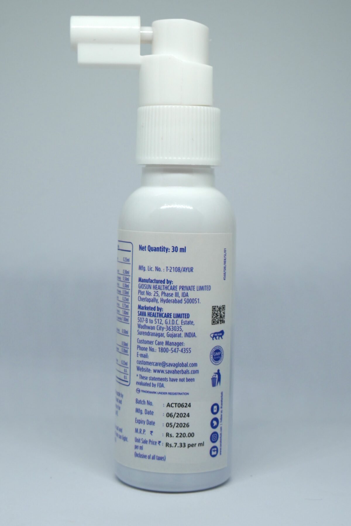 Ayurease Cold Relief Throat Spray - Throat Care - Image 3